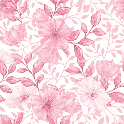 Heirloom Blooms Pattern 34 Minky Fabric