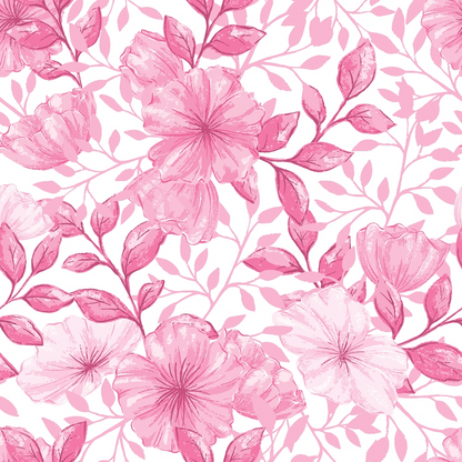 Heirloom Blooms Pattern 35 Minky Fabric