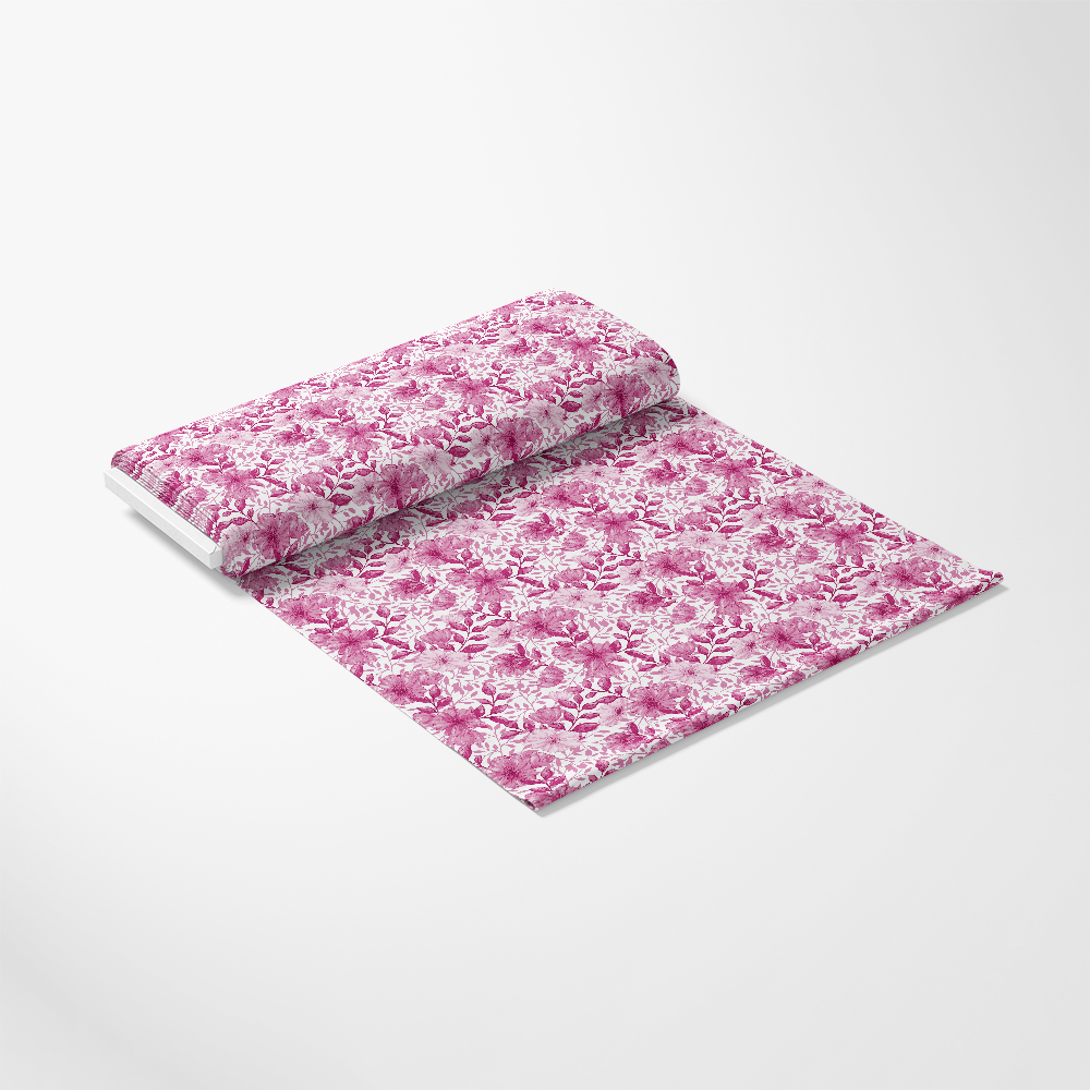 Country Flowers Pattern 37 Quilting Cotton Fabric