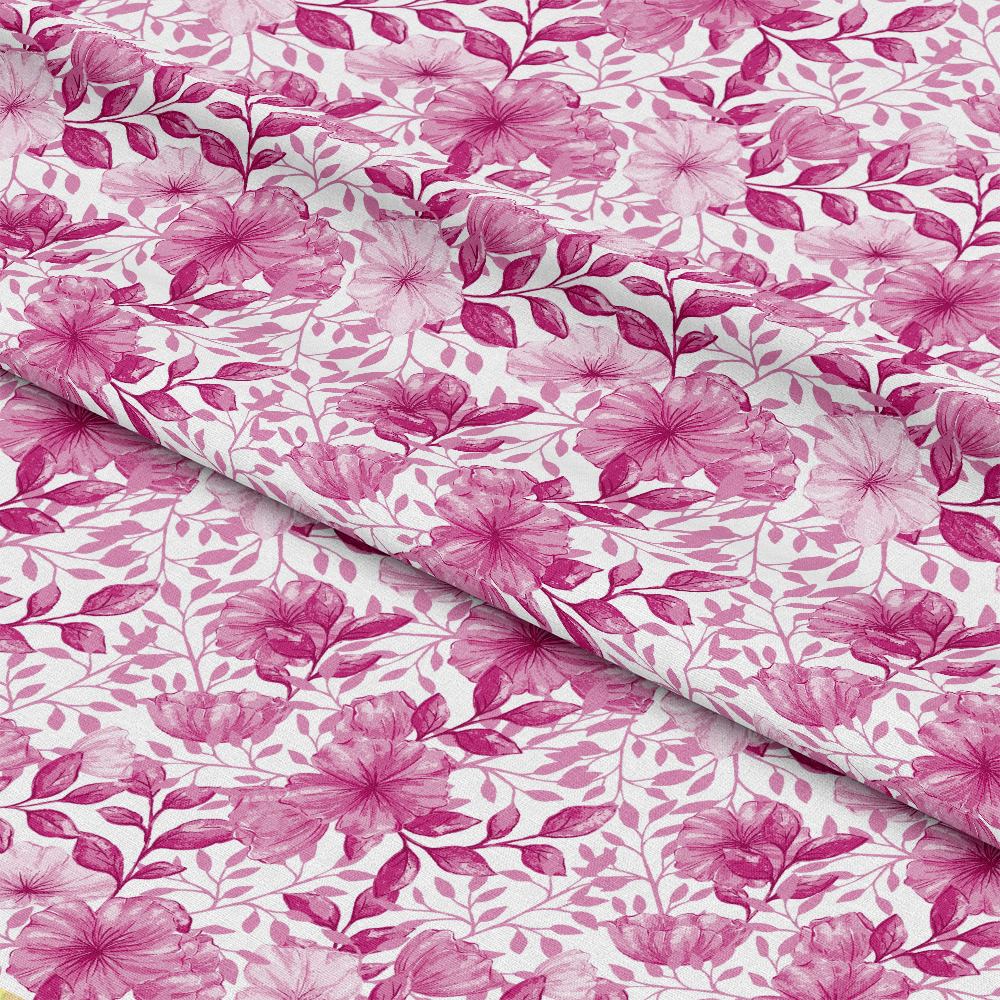 Country Flowers Pattern 37 Quilting Cotton Fabric