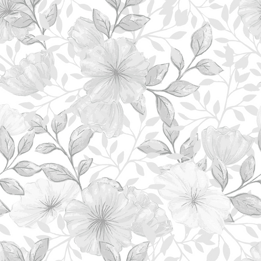 Country Flowers Pattern 4 Quilting Cotton Fabric