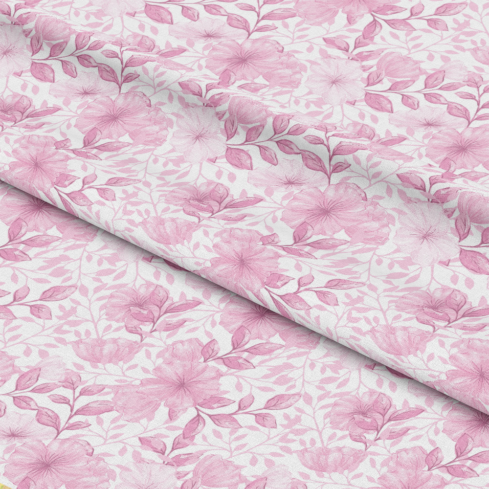 Country Flowers Pattern 40 Quilting Cotton Fabric