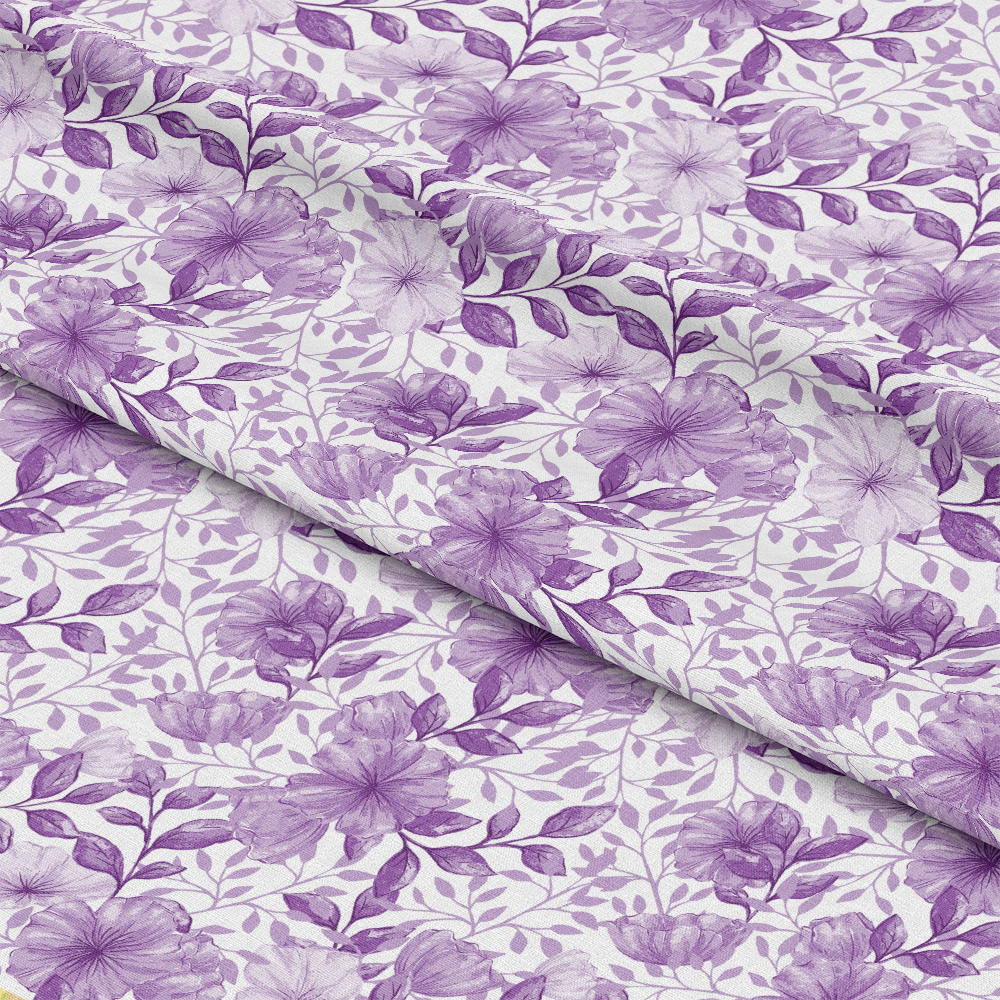 Country Flowers Pattern 44 Quilting Cotton Fabric