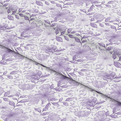 Country Flowers Pattern 47 Quilting Cotton Fabric