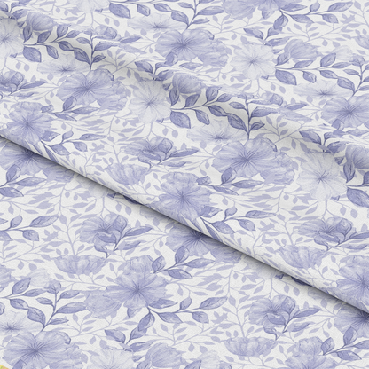 Country Flowers Pattern 50 Quilting Cotton Fabric