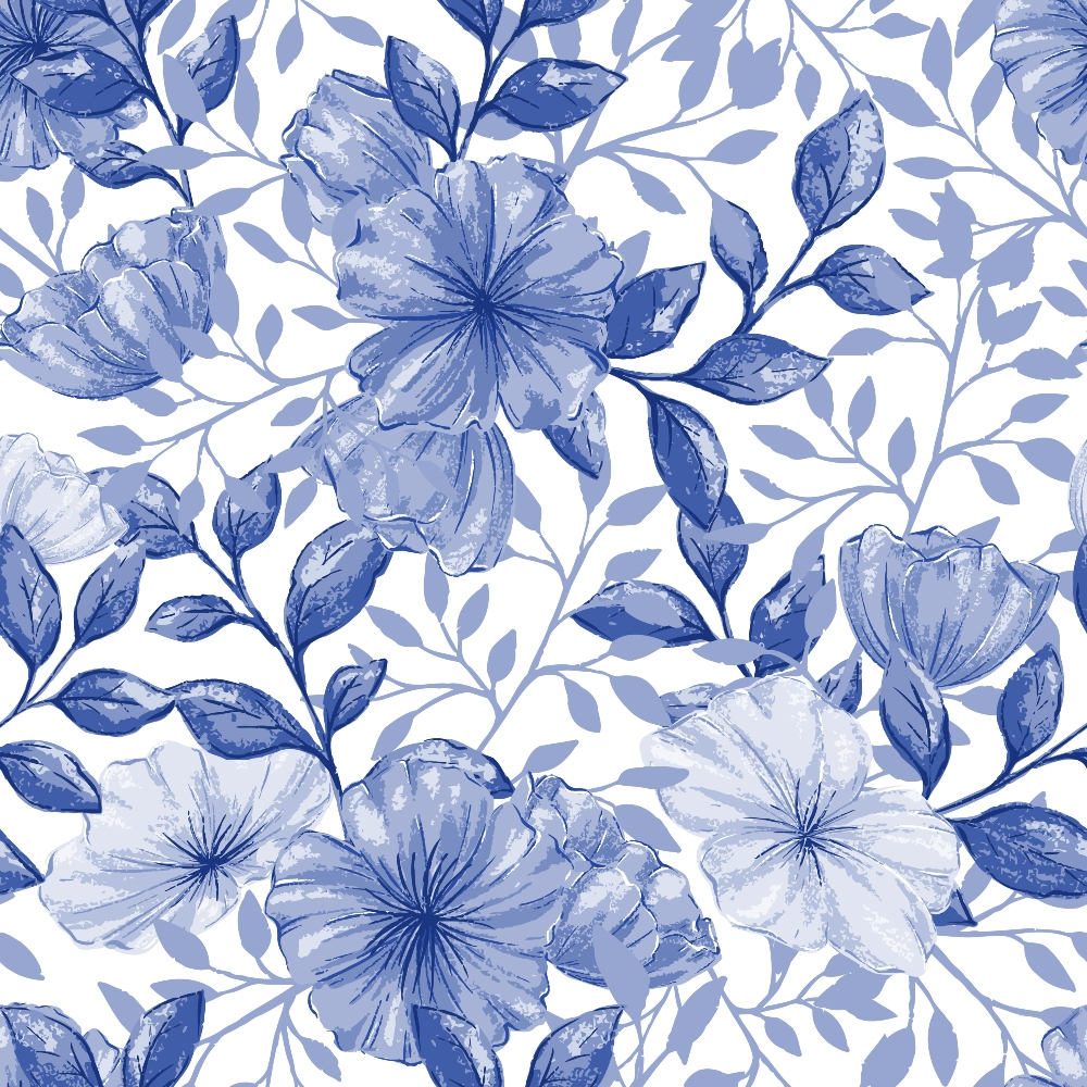 Heirloom Blooms Pattern 55 Minky Fabric