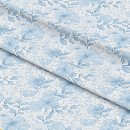 Country Flowers Pattern 58 Quilting Cotton Fabric