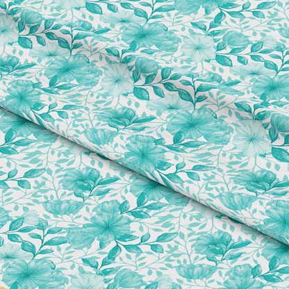 Country Flowers Pattern 65 Quilting Cotton Fabric