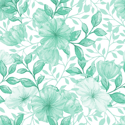 Heirloom Blooms Pattern 69 Minky Fabric