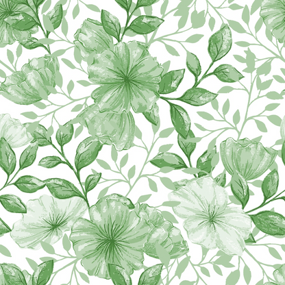 Heirloom Blooms Pattern 74 Minky Fabric