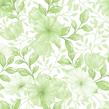 Heirloom Blooms Pattern 76 Minky Fabric