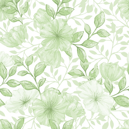 Heirloom Blooms Pattern 78 Minky Fabric