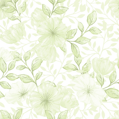 Heirloom Blooms Pattern 79 Minky Fabric