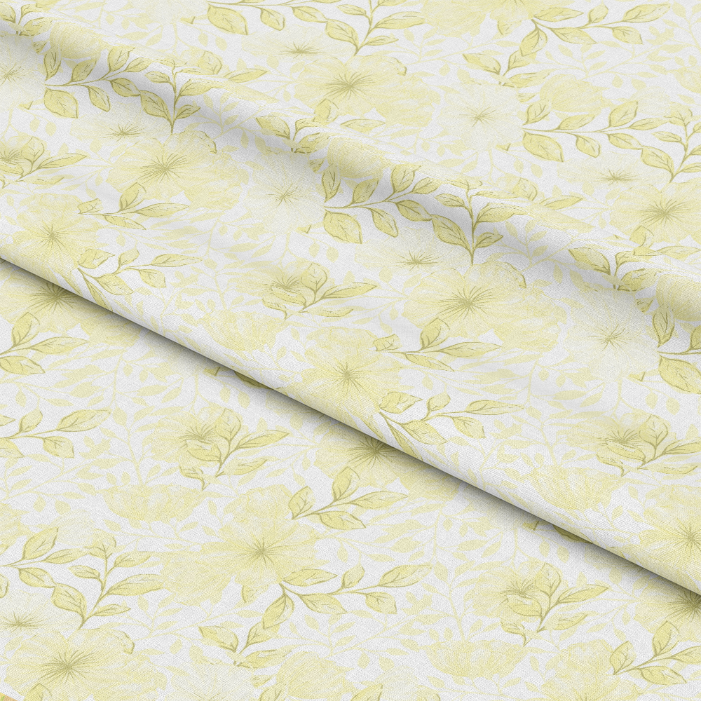 Country Flowers Pattern 81 Quilting Cotton Fabric