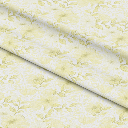 Country Flowers Pattern 81 Quilting Cotton Fabric