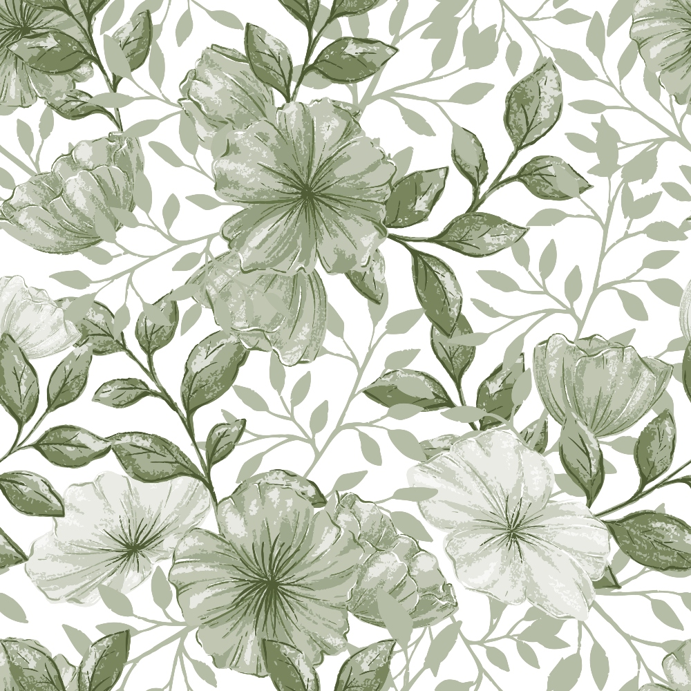 Heirloom Blooms Pattern 84 Minky Fabric