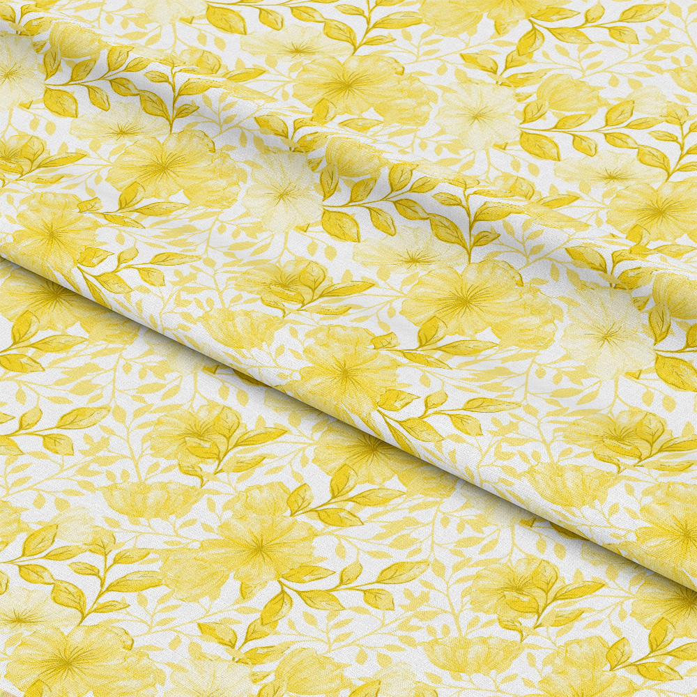 Country Flowers Pattern 87 Quilting Cotton Fabric