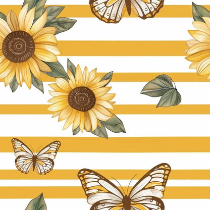Golden Meadow Flutter Pattern 10 Minky Fabric