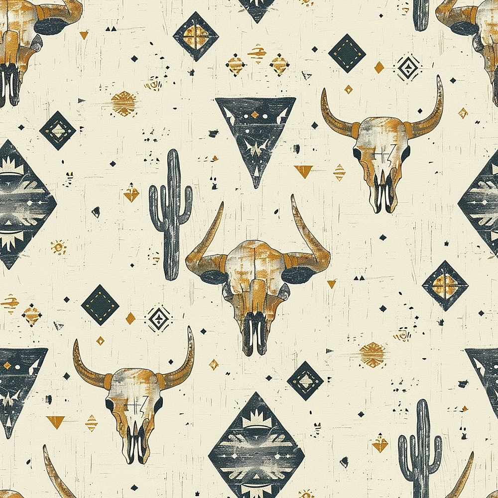 Rustic Rodeo Pattern 2 Minky Fabric