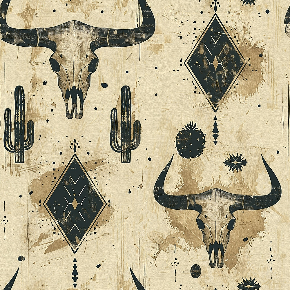 Rustic Rodeo Pattern 4 Minky Fabric
