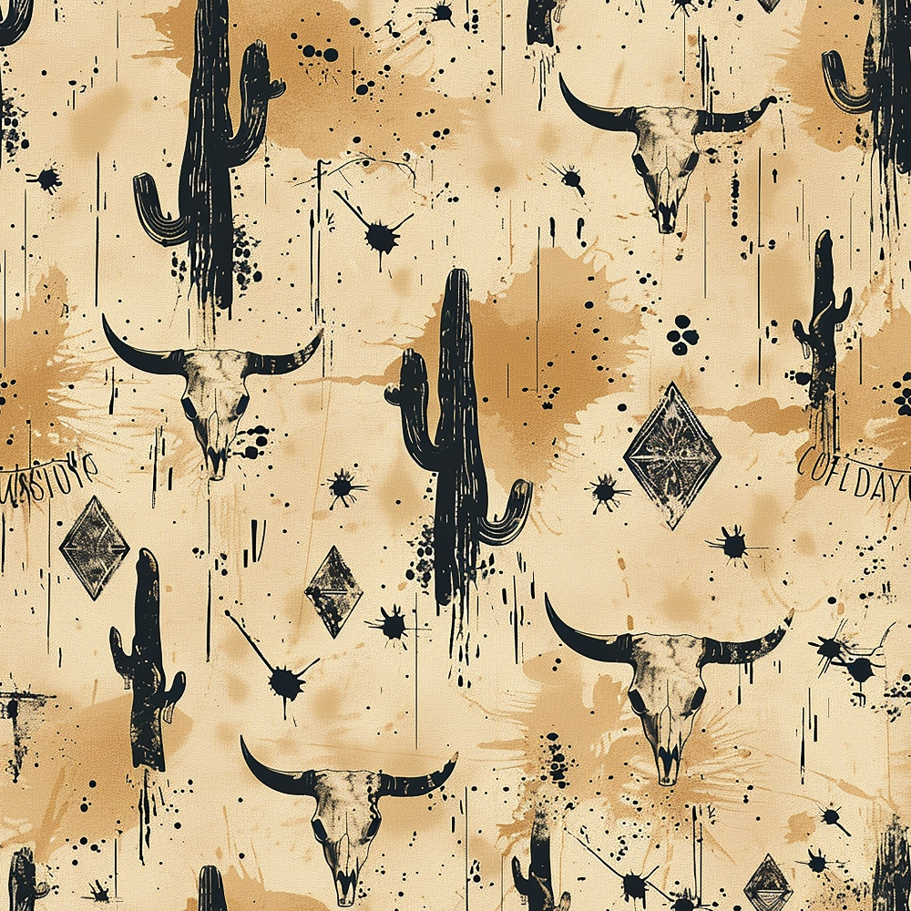 Rustic Rodeo Pattern 5 Minky Fabric