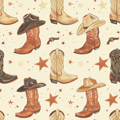 Rustic Rodeo Pattern 9 Minky Fabric