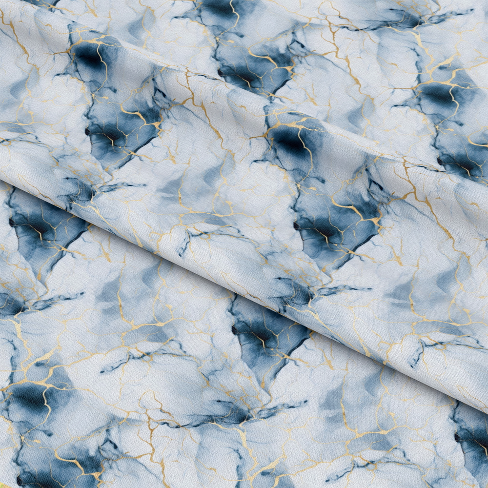 Cracked Marble Pattern 10 Quilting Cotton Fabric