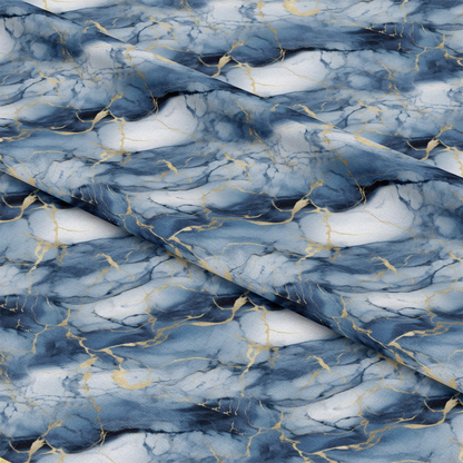 Cracked Marble Pattern 23 Quilting Cotton Fabric
