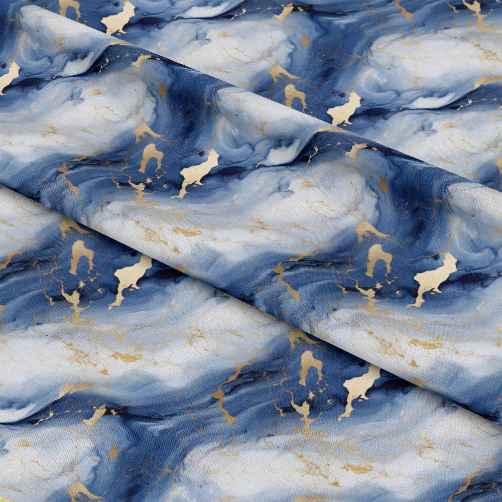 Cracked Marble Pattern 9 Quilting Cotton Fabric