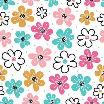 Memphis Confetti Pattern 10 Minky Fabric