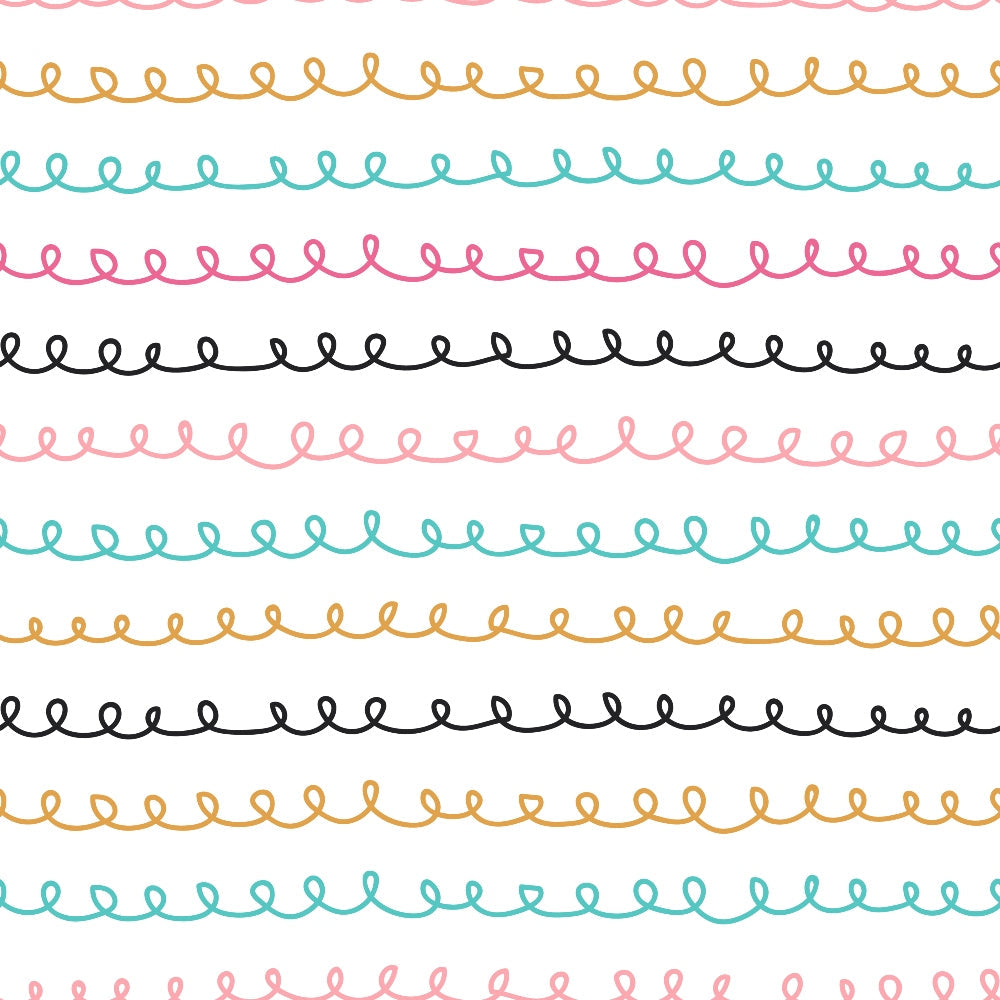 Memphis Confetti Pattern 11 Minky Fabric