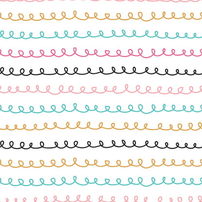 Memphis Confetti Pattern 11 Minky Fabric