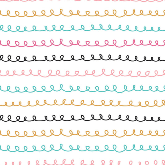 Memphis Confetti Pattern 11 Minky Fabric