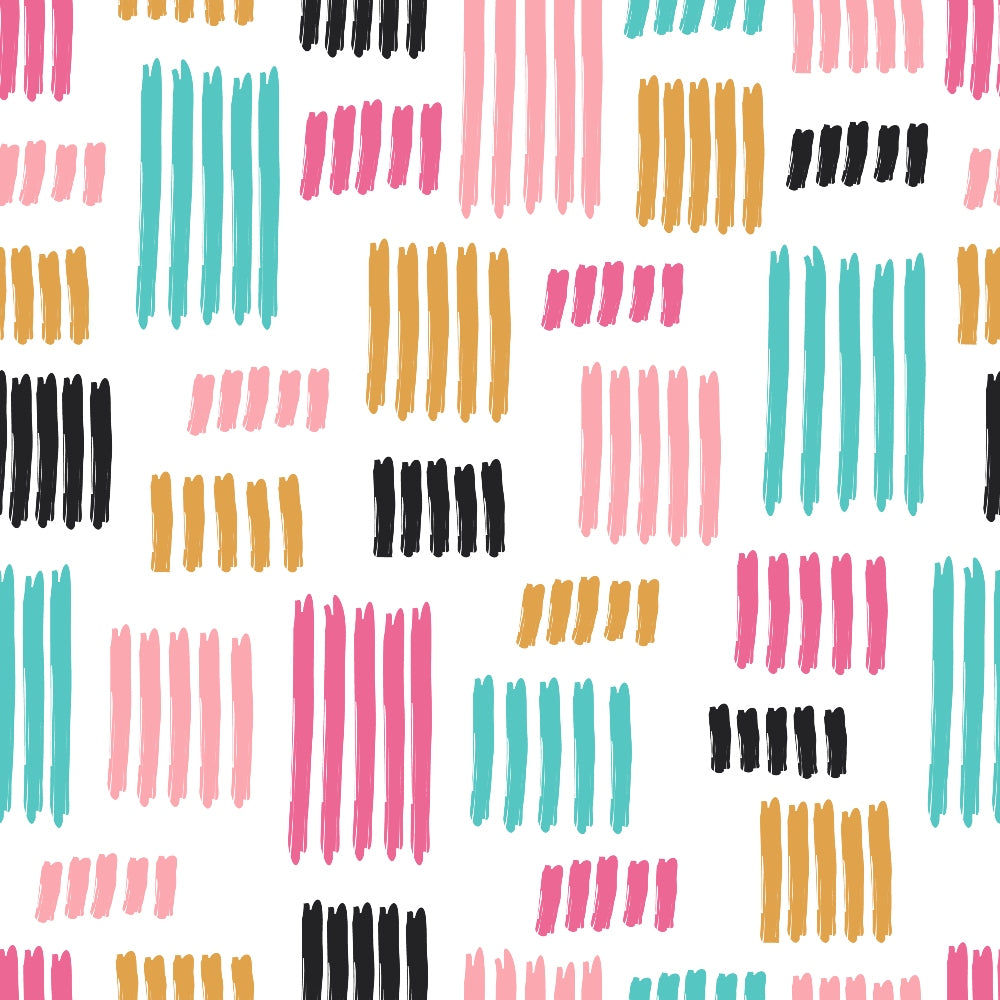 Memphis Confetti Pattern 12 Minky Fabric