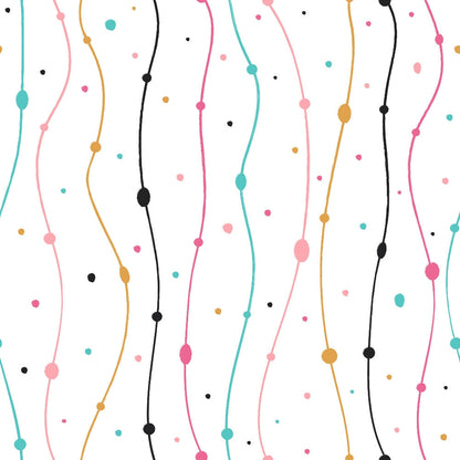 Memphis Confetti Pattern 14 Minky Fabric