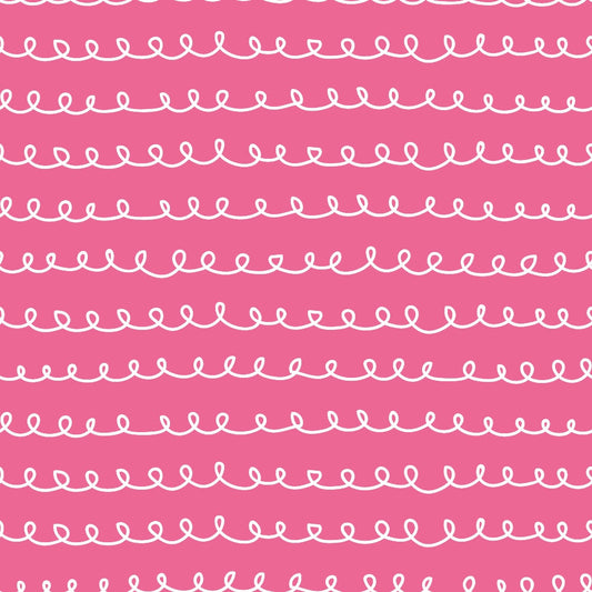 Cute Abstract Doodles Pattern 4 Quilting Cotton Fabric
