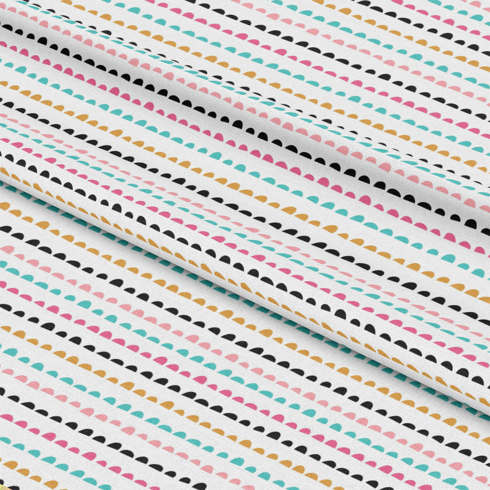 Cute Abstract Doodles Pattern 5 Quilting Cotton Fabric