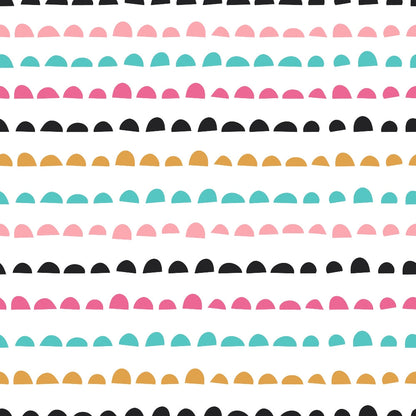 Cute Abstract Doodles Pattern 5 Quilting Cotton Fabric
