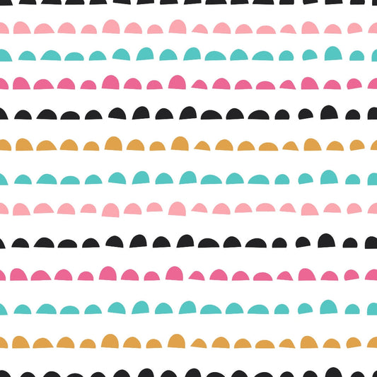 Memphis Confetti Pattern 5 Minky Fabric