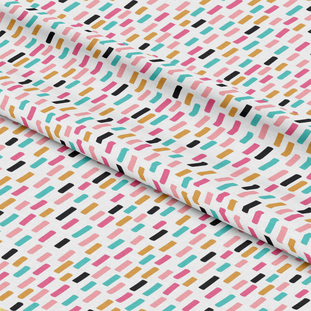 Cute Abstract Doodles Pattern 6 Quilting Cotton Fabric