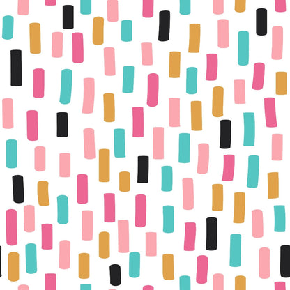 Memphis Confetti Pattern 6 Minky Fabric