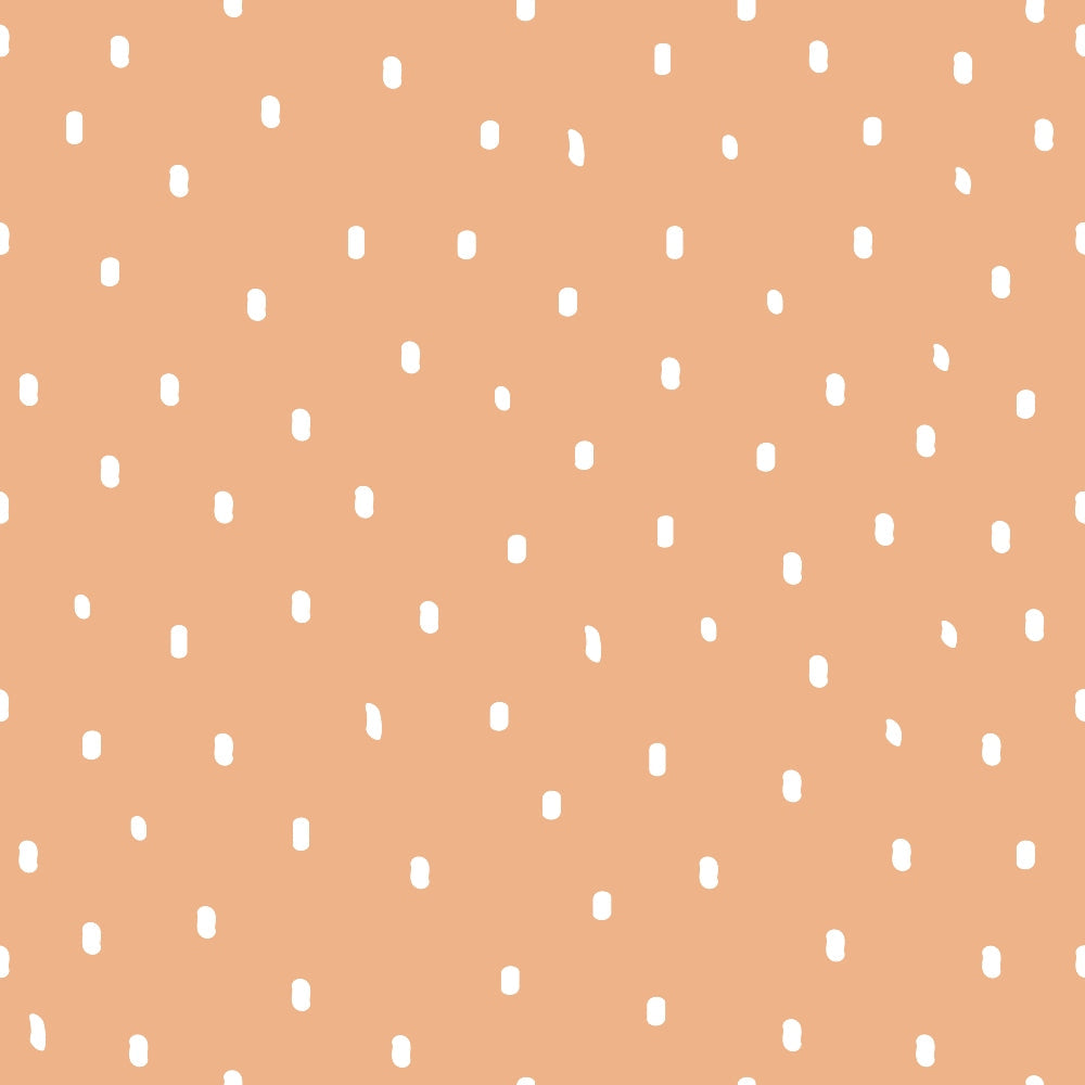 Peachy Rainbow Doodles Pattern 11 Minky Fabric