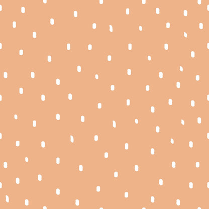 Peachy Rainbow Doodles Pattern 11 Minky Fabric