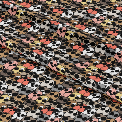 Cute Dogs Pattern 3 Quilting Cotton Fabric