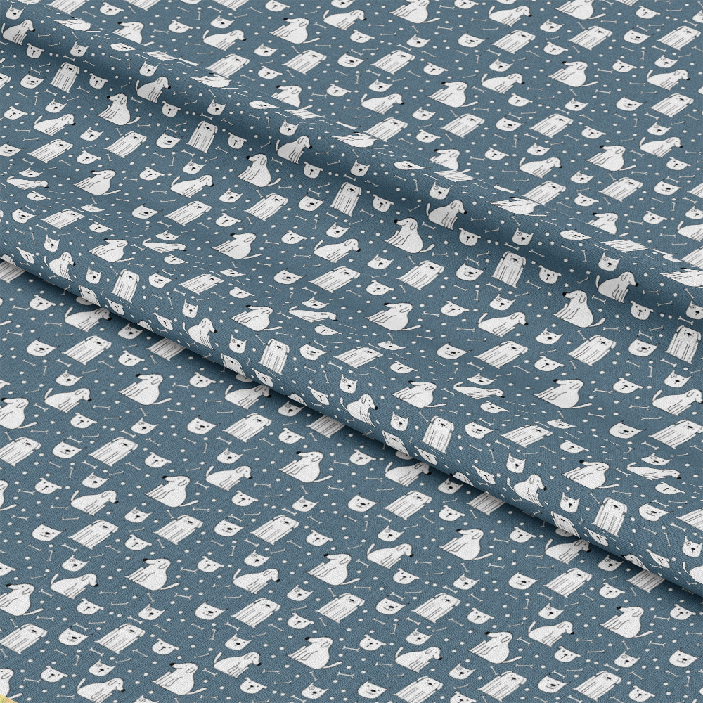Cute Dogs Pattern 5 Quilting Cotton Fabric