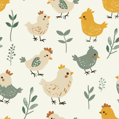 Barnyard Friends Pattern 6 Minky Fabric