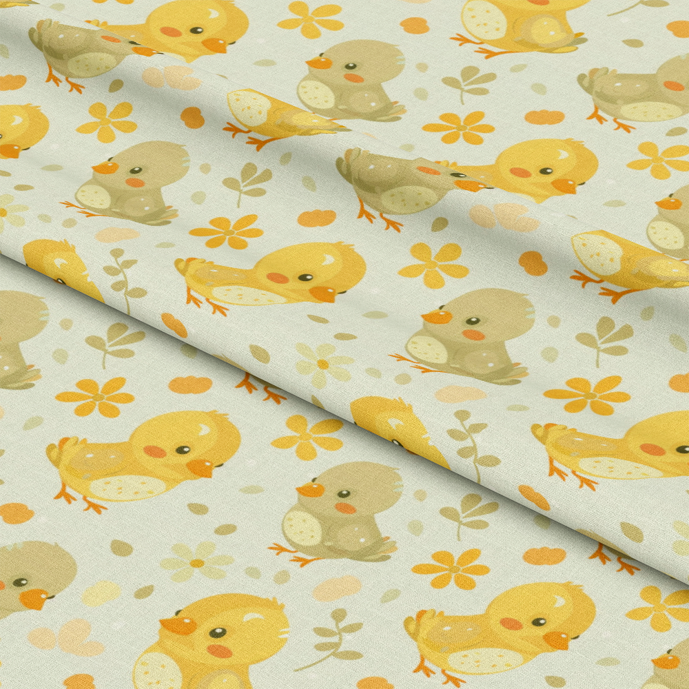 Cute Farm Babies Pattern 8 Quilting Cotton Fabric