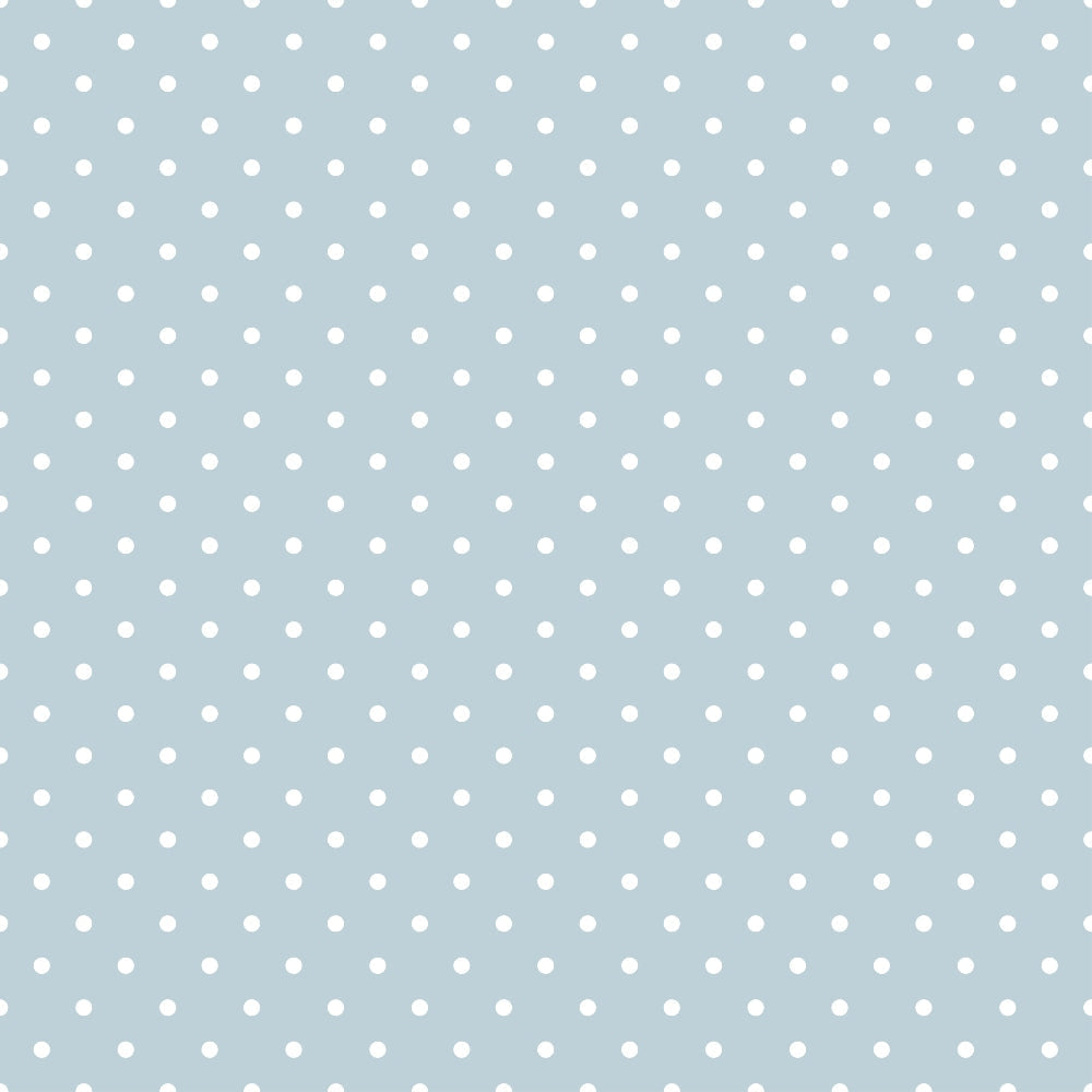 Dusty Blue Hearts Pattern 13 Minky Fabric