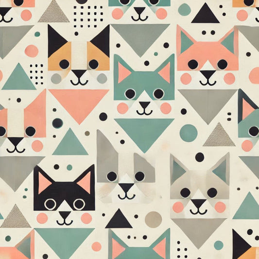 Cute Dog Pattern 31 Quilting Cotton Fabric