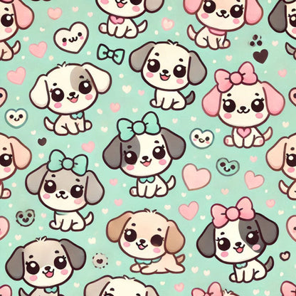 Cubist Canines Pattern 33 Minky Fabric